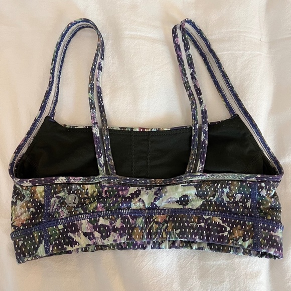 Lululemon Multi Colored Sports Bra Women's Size 4 - Picture 2 of 3